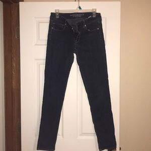 American Eagle dark skinny jeans